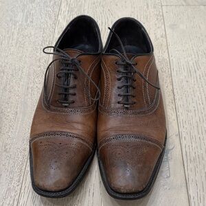 To Boot Brown Leather Oxford Shoes